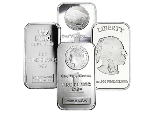 Compact Minted Silver Bar